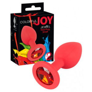 IntimWebshop - Szexshop | Colorful Joy - Szilikon Análplug (piros)