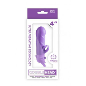 IntimWebshop | Double Head 4 inch Vibrator Purple