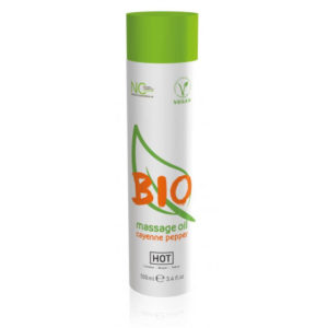 IntimWebshop | HOT BIO – Masszázsolaj (cayenne bors aroma) 100 ml