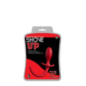 IntimWebshop | Shove Up 3.5 inch Butt Plug With Tail Red