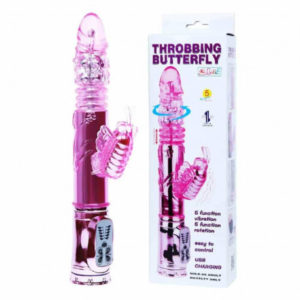 IntimWebshop | Throbbing Butterfly Vibrator Pink