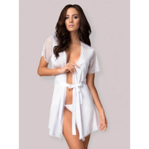 IntimWebshop | Miamor robe & thong white S/M