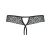 IntimWebshop - Szexshop | Shibu crotchless thong black S/M