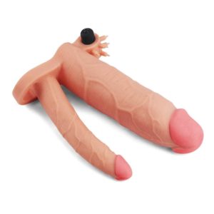 IntimWebshop - Szexshop | Add 3" Vibrating Double Penis Sleeve