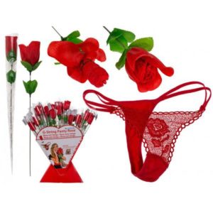 IntimWebshop - Szexshop | Rose with red G-string