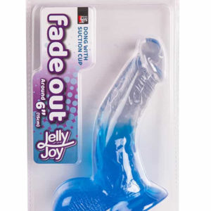 IntimWebshop - Szexshop | JELLY JOY FADE OUT Valósághű dildó kék