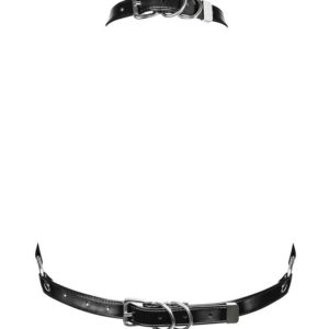 IntimWebshop - Szexshop | A740 harness black Fehérnemű Szett