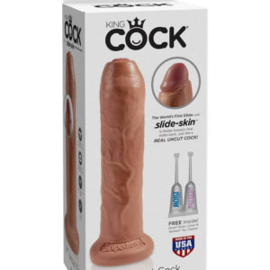 IntimWebshop - Szexshop |King Cock 7 inch Uncut Cock - Valósághű dildó