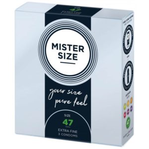 IntimWebshop - Szexshop | MISTER SIZE 47 mm Condoms 3 pieces