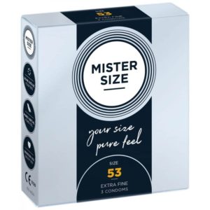 IntimWebshop - Szexshop | MISTER SIZE 53 mm Condoms 3 pieces