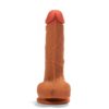 IntimWebshop - Szexshop | X-MEN 8.3 inch Double Layer Silicone Dildo Brown