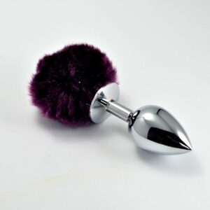 IntimWebshop - Szexshop | Pompon Metal Plug Small Purple