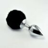 IntimWebshop - Szexshop | Pompon Metal Plug Small Black