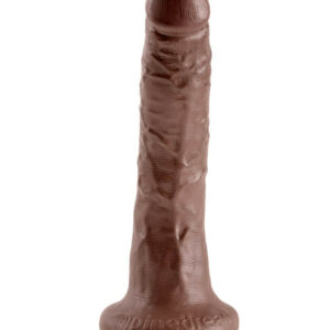 IntimWebshop - Szexshop | King Cock Valósághű dildó, barna 18cm