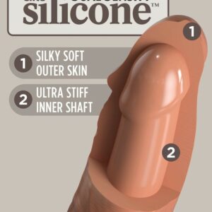 IntimWebshop - Szexshop | 7" Dual Density Silicone Cock Tan