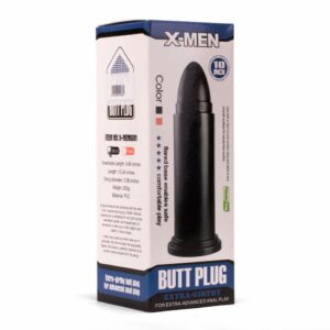 IntimWebshop - Szexshop | X-MEN 10" Huge Butt Plug Black 2