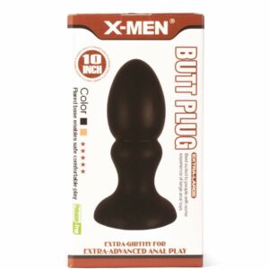IntimWebshop - Szexshop | X-MEN 10" Huge Butt Plug Black 1