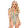 IntimWebshop - Szexshop | Shredded Opaque Cut Out Teddy Rainbow O/S