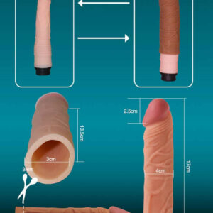 IntimWebshop - Szexshop | Pleasure X-Tender Penis Sleeve Brown 2