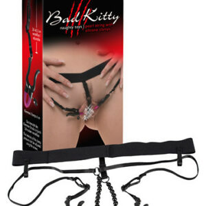 IntimWebshop - Szexshop | Bad Kitty String With Clamps