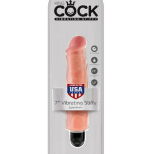 IntimWebshop - Szexshop | King Cock 7 inch Vibrating Stiffy Flesh