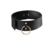 IntimWebshop - Szexshop | Maze Wide Choker With Leash Black