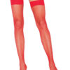 IntimWebshop - Szexshop | Nylon Fishnet Stocking - RED - O/S - HOSIERY