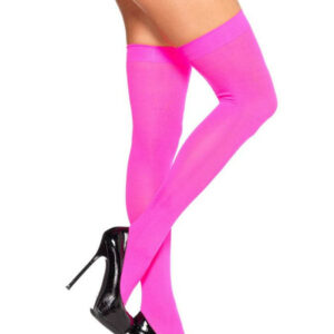 IntimWebshop - Szexshop | Nylon Over The Knee - NEON PINK - O/S - HOSIERY