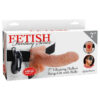 IntimWebshop - Szexshop | Fetish Fantasy Series Vibrating Hollow Strap-on with balls 7 inch Flesh