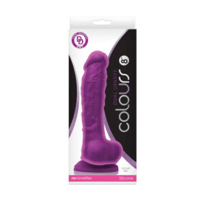 IntimWebshop - Szexshop | Colours Dual Density 8 inch Dildo Purple