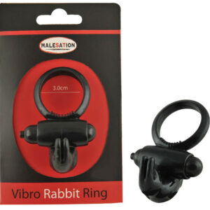 IntimWebshop - Szexshop | Malesation Vibro Rabbit Ring Black