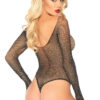 IntimWebshop - Szexshop | Fishnet Thong Back Bodysuit Black O/S