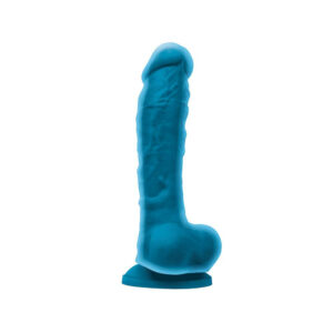 IntimWebshop - Szexshop | Colours Dual Density 8 inch Dildo Blue