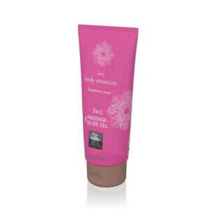 IntimWebshop - Szexshop | Massage- & Glide Gel 2 in 1 - Raspberry scent 200ml
