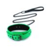 IntimWebshop - Szexshop | Electra - Collar & Leash - Green bilincs