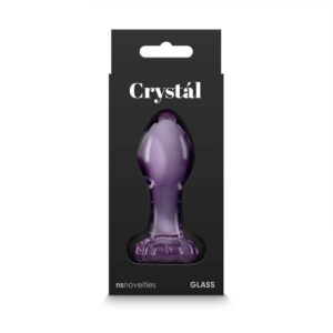 IntimWebshop - Szexshop | Crystal - Flower - üveg análplug