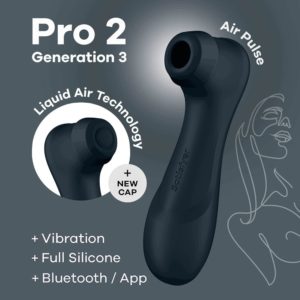 IntimWebshop - Szexshop | Pro 2 Generation 3 with Liquid Air black Bluetooth/App