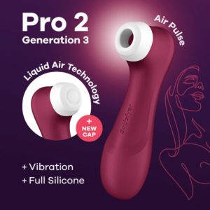 IntimWebshop - Szexshop | Pro 2 Generation 3 with Liquid Air wine red