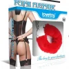 IntimWebshop - Szexshop | Fetish Pleasure Fluffy Hand Cuffs Red