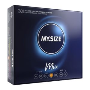 IntimWebshop - Szexshop | MY SIZE MIX Condoms 57 mm (28 pieces)