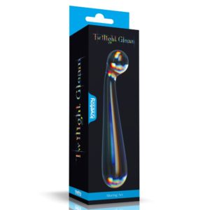 IntimWebshop - Szexshop | Twilight Gleam Glass Dildo- Alluring Arc